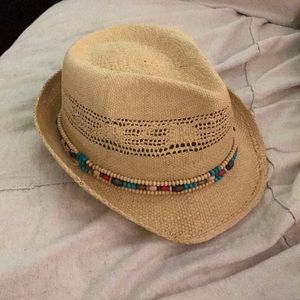 Straw Fedora Hat